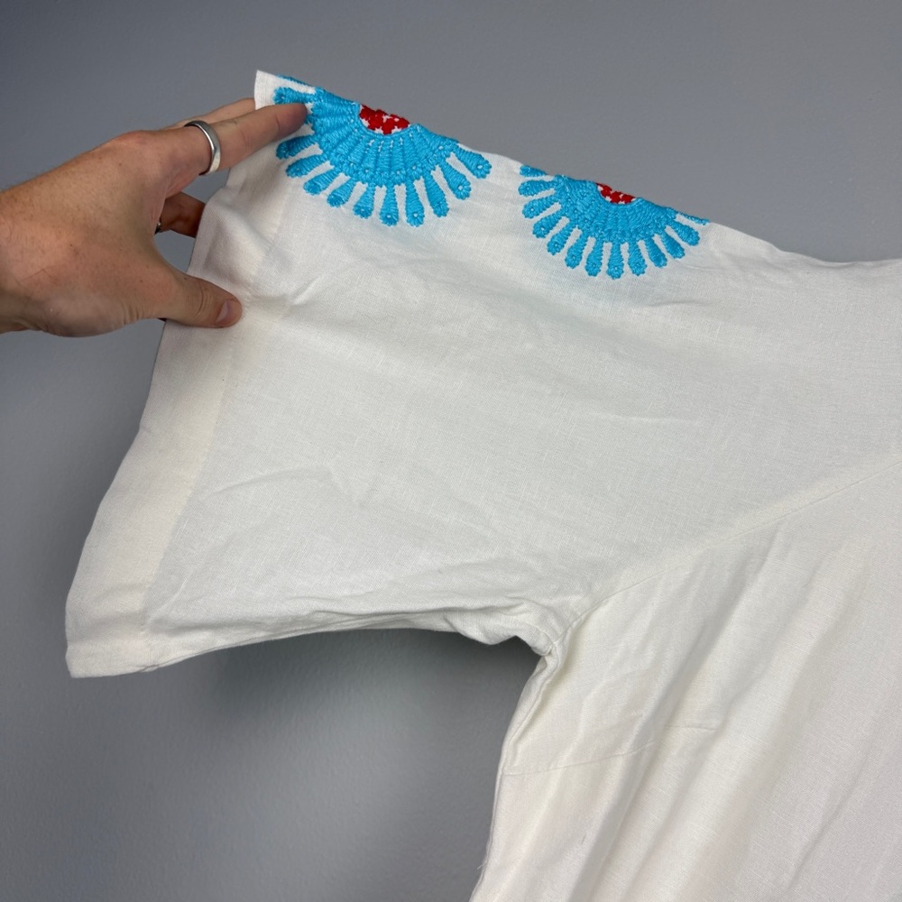 Frances Valentine Embroidered Aster Maxi Charming Caftan - Picture 5 of 8